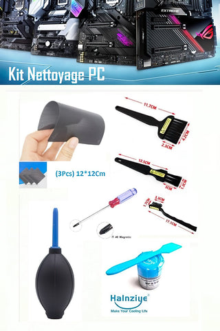 Kit Nettoyage PC (10 Pcs)